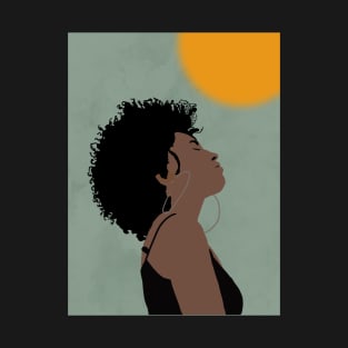 Afro Woman T-Shirt