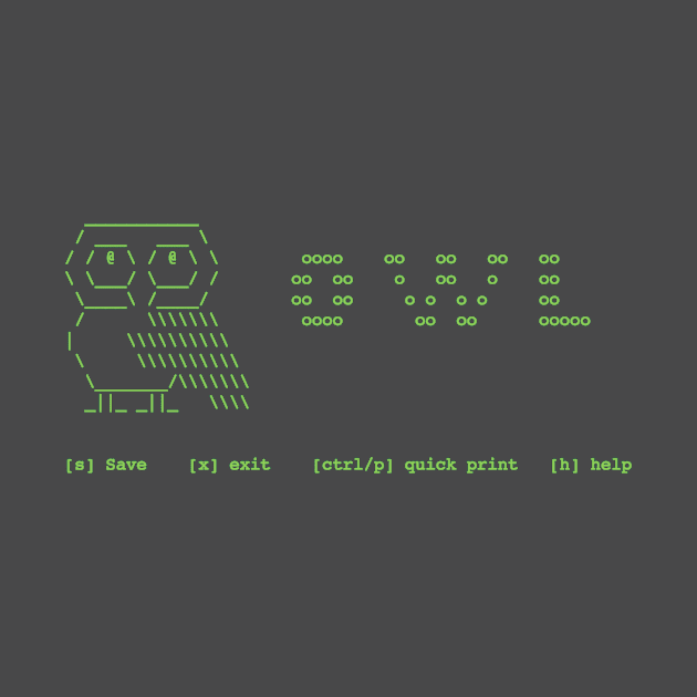 Owl ascii draw by FBdesign