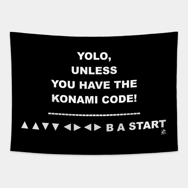 YOLO KONAMI Tapestry by ADHD.rocks 