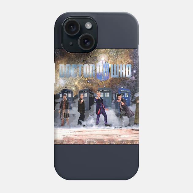 Six Doctors Phone Case by mjartscom