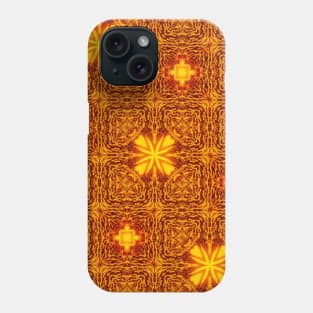 Golden Yellow Sunflower Pattern 7 Phone Case