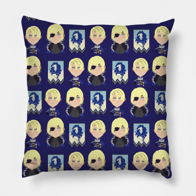 Fire Emblem: Three Houses - Dimitri Pillow by Silvermoon 