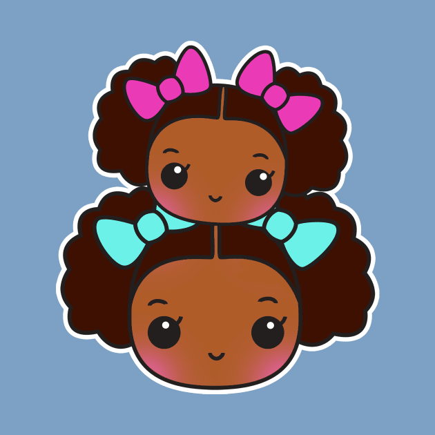 Naiah and Elli "Tsum Tsum" Stack by mcnestudios