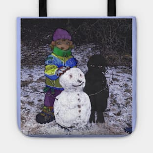 snowman Tote