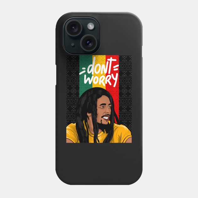 Dont Worry Be happy Phone Case by lounesartdessin