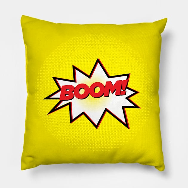 BOOM! Pillow by modernistdesign