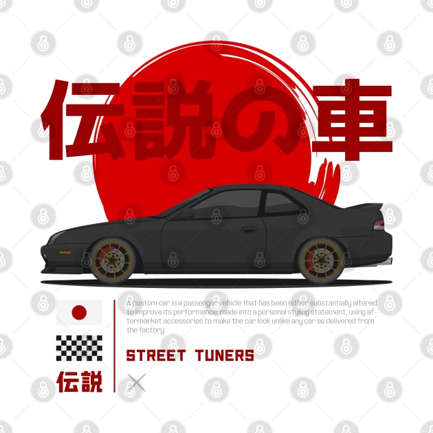 Tuner Black Prelude MK5 JDM by GoldenTuners