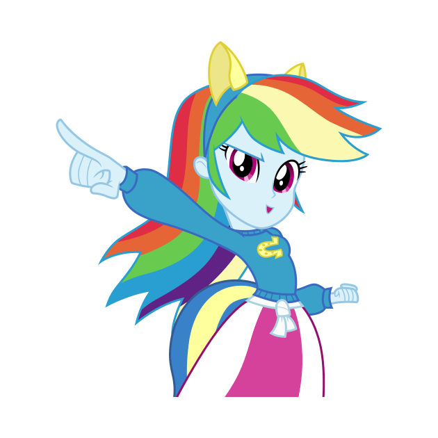 Rainbow Dash make a change by CloudyGlow