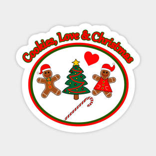 Cookies, Love & Christmas Magnet