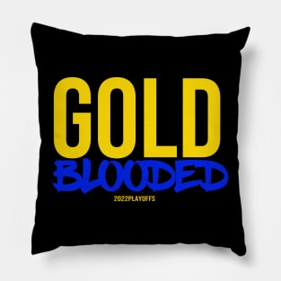 Warriors Gold Blooded 2022 Playoffs Shirt T-Shirt Pillow