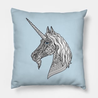 Unicorn Zentangle Pillow