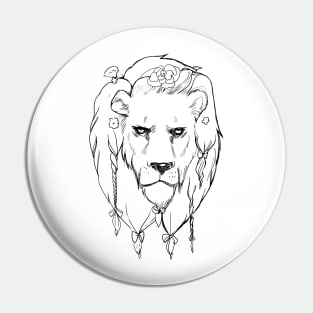 Lion Dad Pin