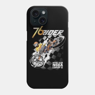 76 rider motorcross Phone Case