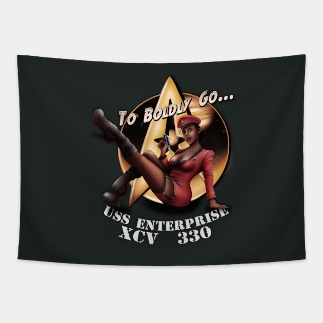 To Boldly Go... Tapestry by willblackb4