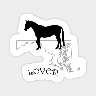 Maryland Horse Lover Gift Magnet