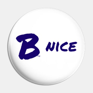 B Nice, Blue Pin