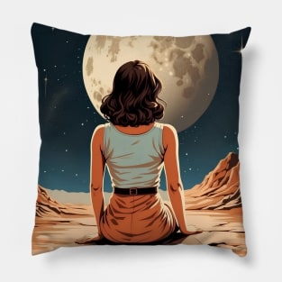 Day Trip To Mars Pillow