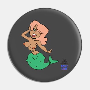 Topless Mermaid Pin