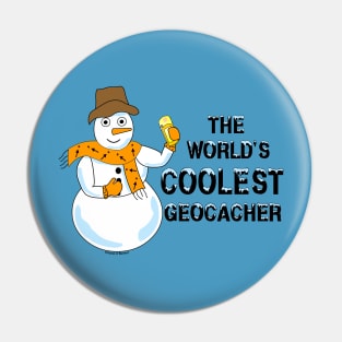 World's Coolest Geocacher Pin