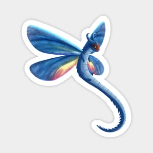 Kawaii Butterfly Dragon - Without Background Magnet
