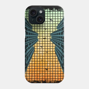 Retro City Sky Phone Case