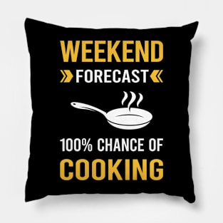 Weekend Forecast Cooking Pillow