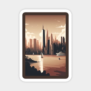 New York City at Twilight Magnet