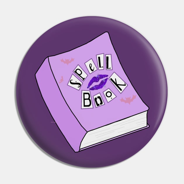 Spell book Pin by Courteney Valentine