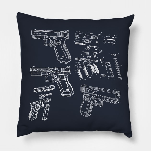 glock 17 Pillow by arxitrav