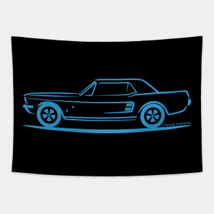 1967 Ford Mustang Lone Star Limited Edition Blue Tapestry