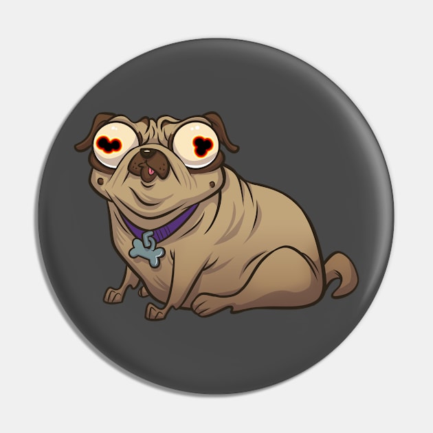 Anteater-Pug Pin by BeezleBubRoss