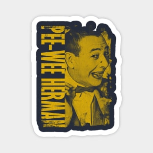 Pee-Wee Herman Yellow Vintage Magnet