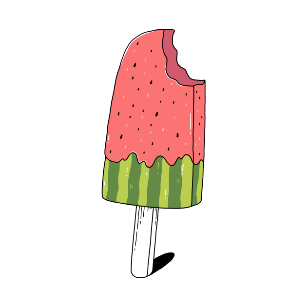 Watermelon Ice Cream by prawidana