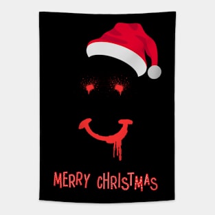 Merry Christmas in graffiti Tapestry