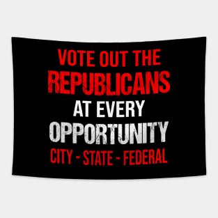 VOTE OUT REPUBLICANS Tapestry