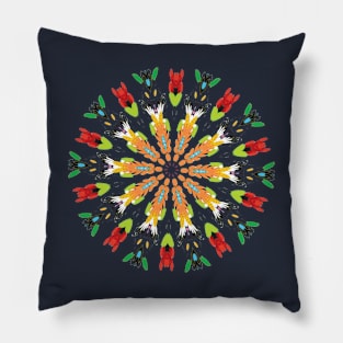 Floral Circle Pillow