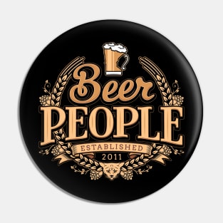 Beer People Badge Pin