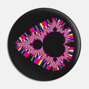 Psychedelic Mandelbrot Pin