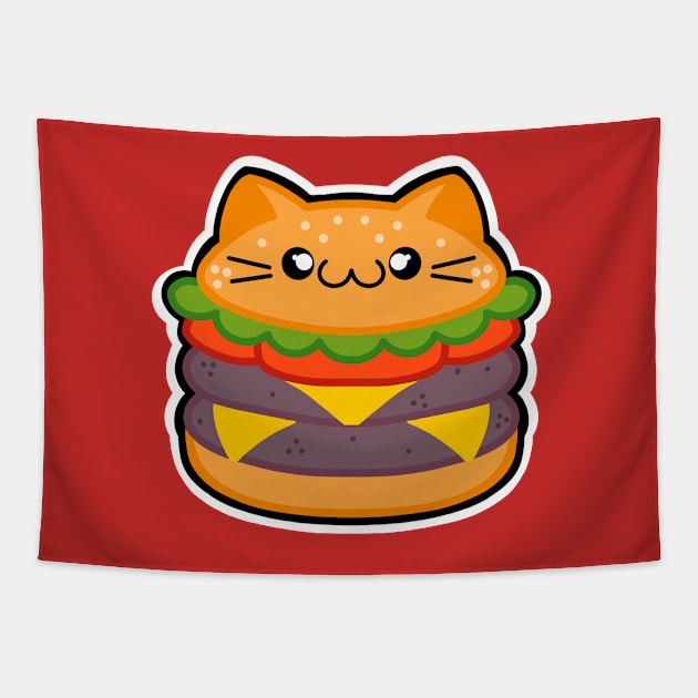 PurrBurger Tapestry by InkyMcStapleface