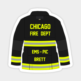 CHICAGO FIRE - SYLVIE BRETT - TURN OUT COAT Magnet