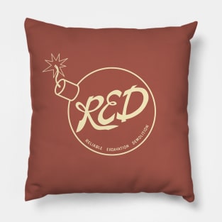 Team Red (Reliable Excavation Demolition) Pillow