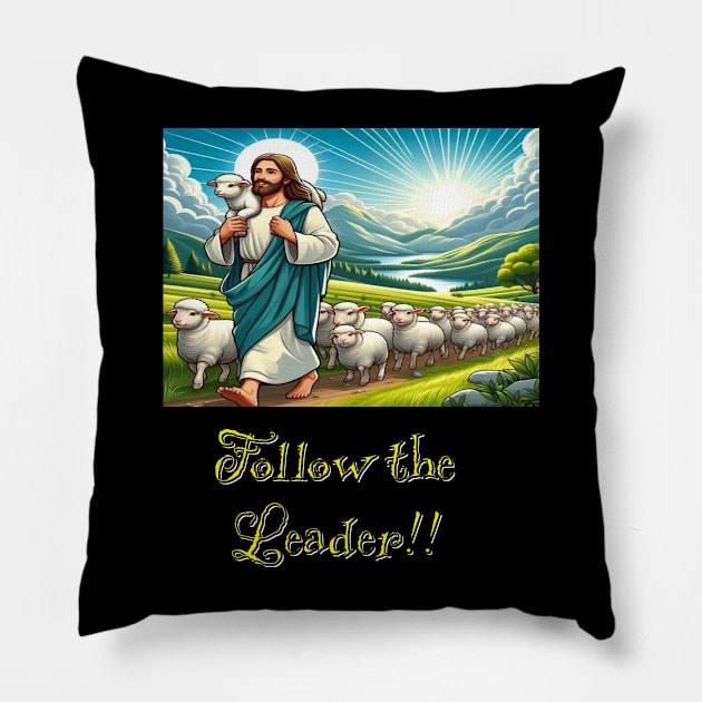 Follow the Leader Pillow by Out of the world