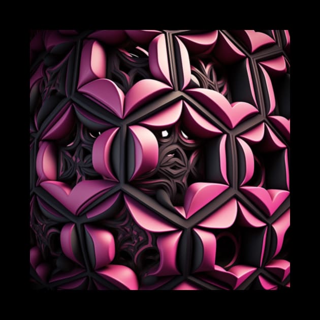 Si-Fi Electro, with pattern, realistic, photo, black, pink by KK-Royal