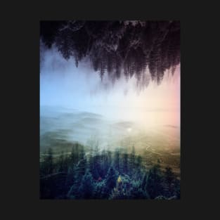 Misty forest , Foggy forest , final fantasy, wanderlust art T-Shirt