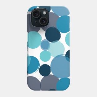 Blue Circles Seamless Pattern 039#002 Phone Case