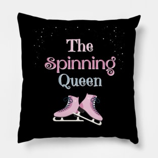 The Spinning Queen- Ice skating Lover Pillow