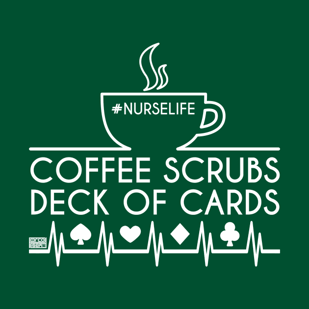 FUNNY CAFFEINE COFFEE SCRUBS DECK OF CARDS NURSELIFE by porcodiseno