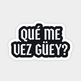 Que Me Vez Guey? Magnet