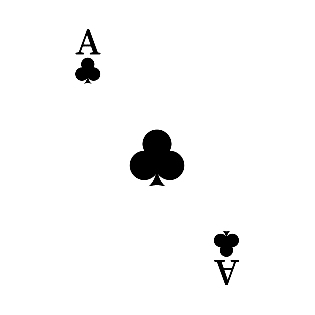 Ace of clubs by OUSTKHAOS