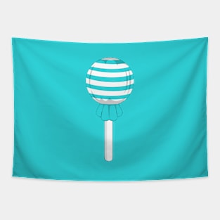 Cyan stripe lollipop Tapestry